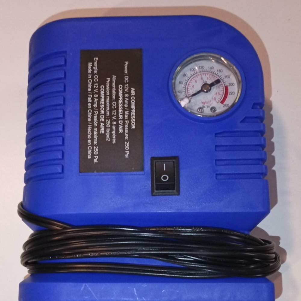 Avon Blue 12 Volt  Air Compressor